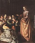 Prisoners Canvas Paintings - St Catherine Appearing to the Prisoners